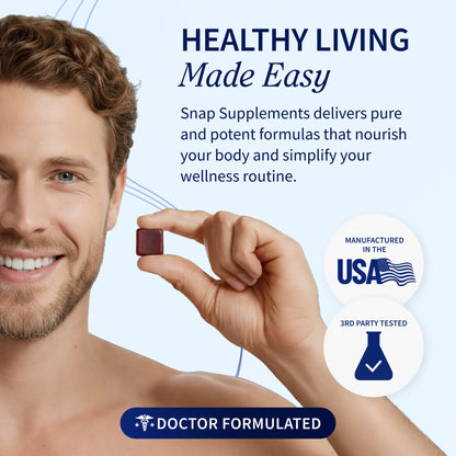 NEW! Prostate Health and Nitric Oxide Chews - Inflammation Support - Urinary & Bladder Function - Supports Blood Flow & Energy - Male Reproductive Health - Antioxidants - Supports Healthy DHT Levels - Mixed Berry Flavor - Medicinal Mushrooms & Botanicals